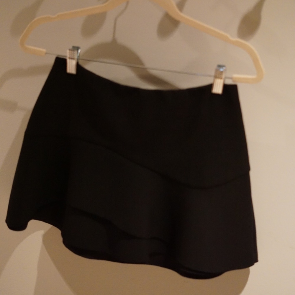 Cute black ruffle skirt